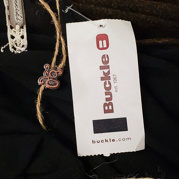 Gimmicks BKE Womens Whimsigoth Fairy Grunge Tunic Top Size L Asymmetric NWT - Picture 5 of 12